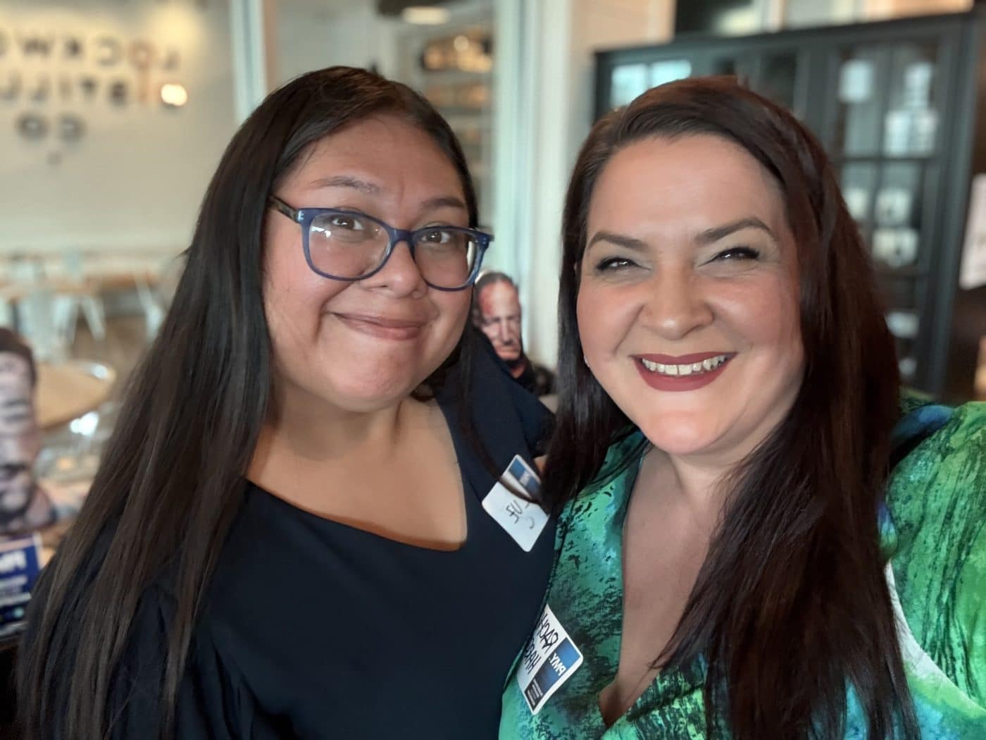 Luz Vazquez and Rachel Harrah